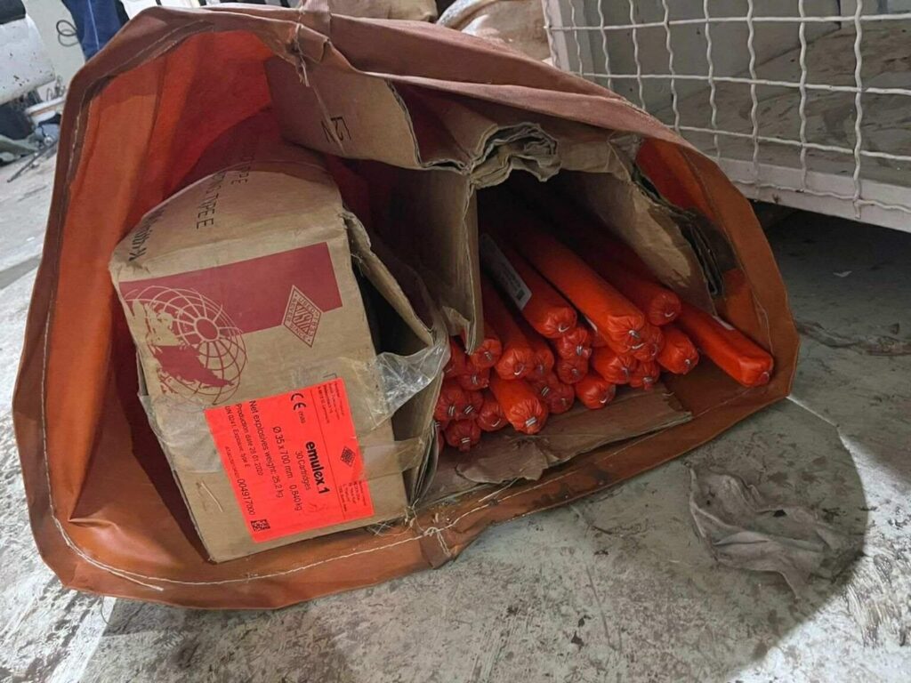 Dogana ndalon rreth 300 kilogramë eksplosiv në Vërmicë