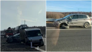 Aksident i rëndë mes 4 veturave