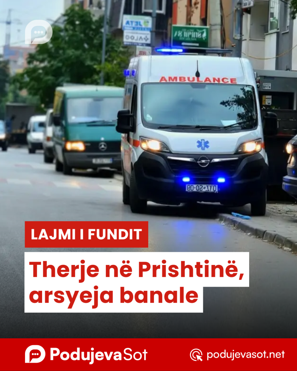 Therje në Prishtinë, arsyeja banale