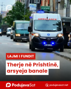 Therje në Prishtinë, arsyeja banale