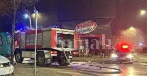 Përfshihet nga zjarri Viva Fresh Store